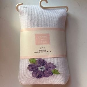NWT Janie and Jack Spring Celebration Tights 2T-3